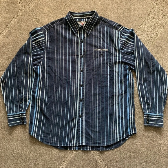 Harley-Davidson Lilongwe Sleeve Button Down Shirt - Picture 1 of 7